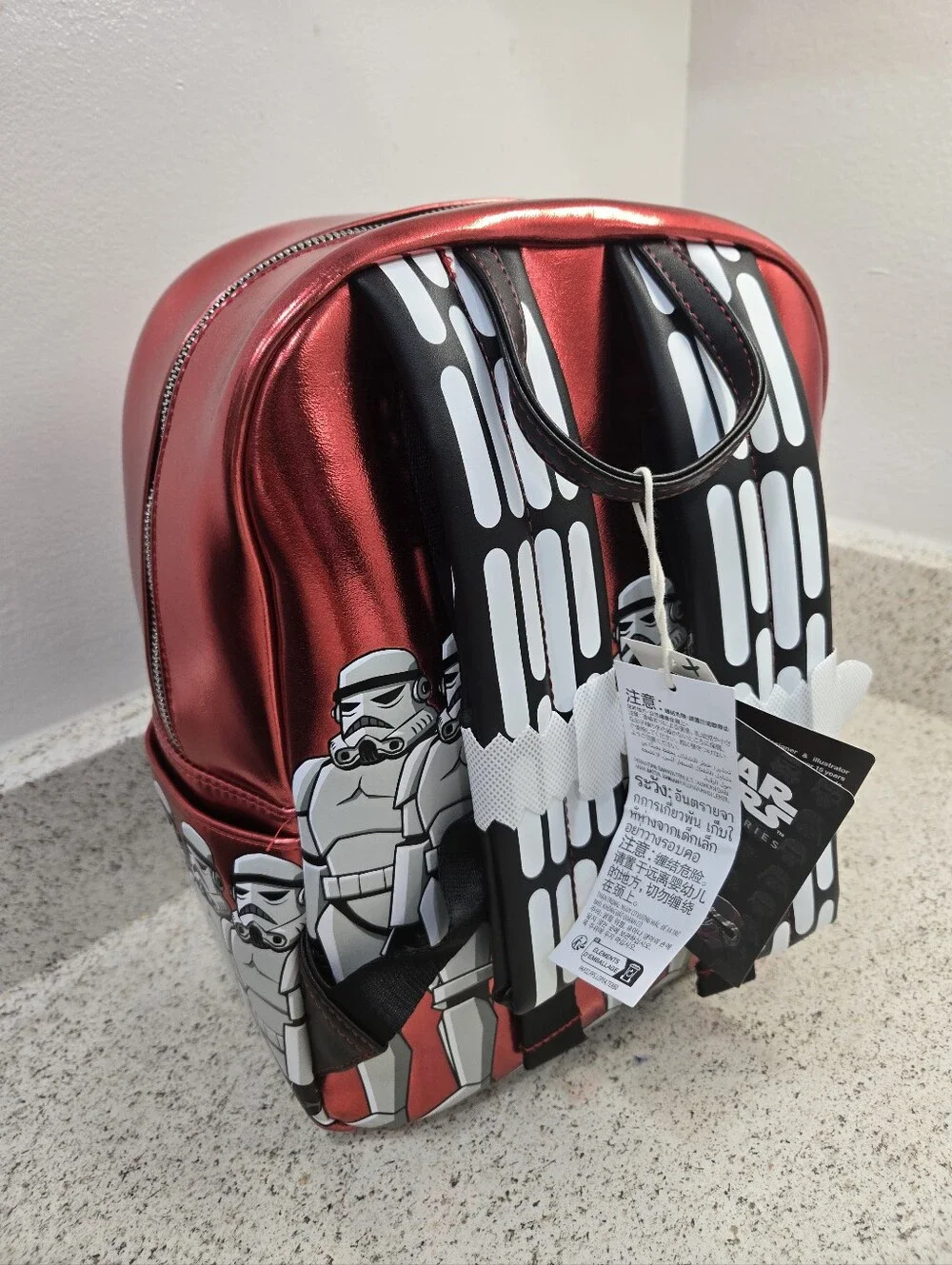 NEW 13 in.  Loungefly Disney Parks Star Wars: Dark Side backpack